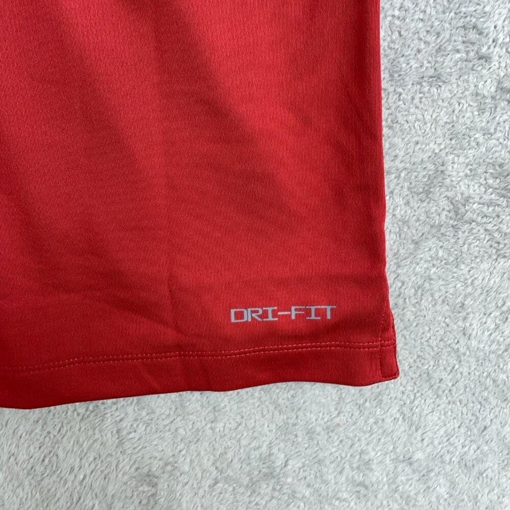 Nike Men's S Red Dri-Fit Golf Polo Shirt Moisture-Wicking Lightweight N0626 - Picture 8 of 9